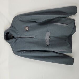 Hurley x Pendleton Olympic National Park 1/4 Zip Fleece Pullover Mens M Gray